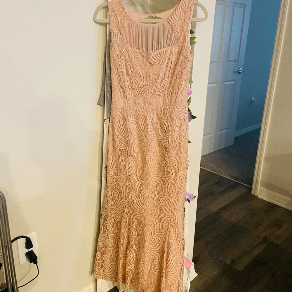 Beautiful light dusty rose color petite dress